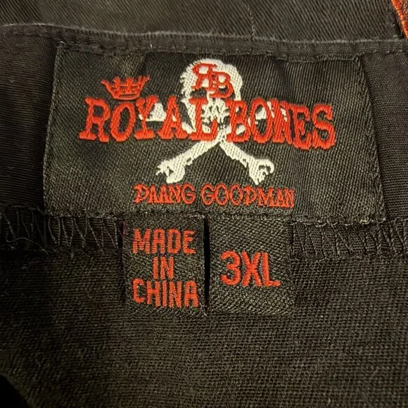 Y2K Royal Bones Daang Goodman Dress Size 3X Gothic Witchy Hi Low Whimsigoth Rose - Picture 7 of 11